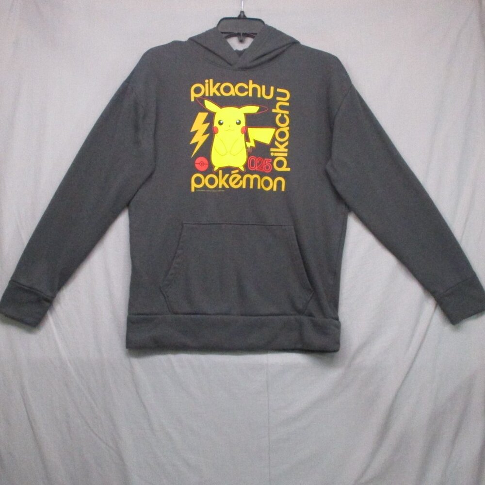 Old Navy Pikachu Graphic Print Hoodie Gray Kids Size | XXL